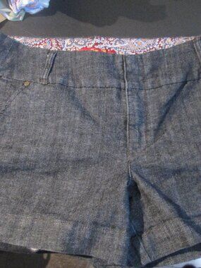 Ladies sz 14 Dressy Jean shorts by One 5 One EUC